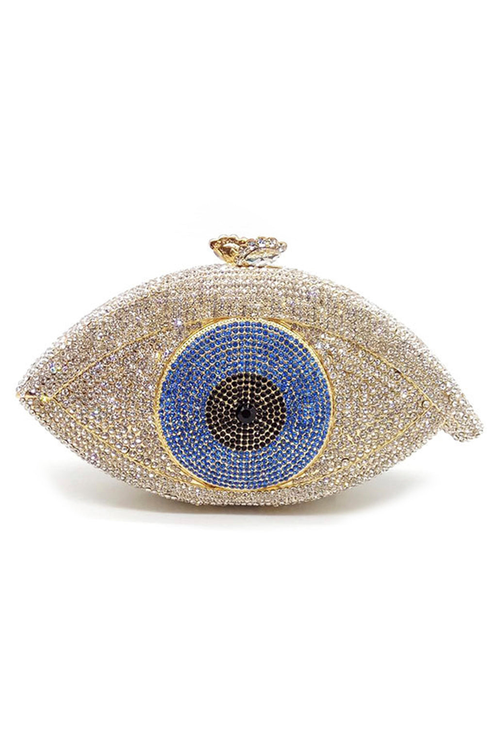 Evil Eye Rhinestone Evening Bag HB0959
