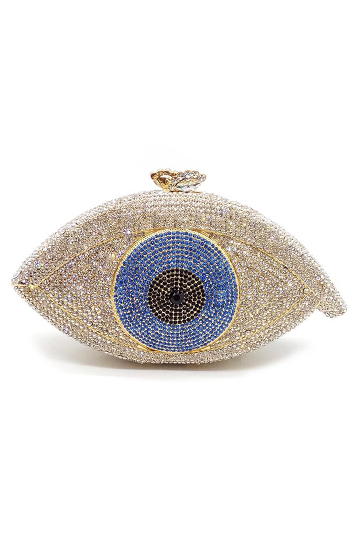 Evil Eye Rhinestone Evening Bag HB0959