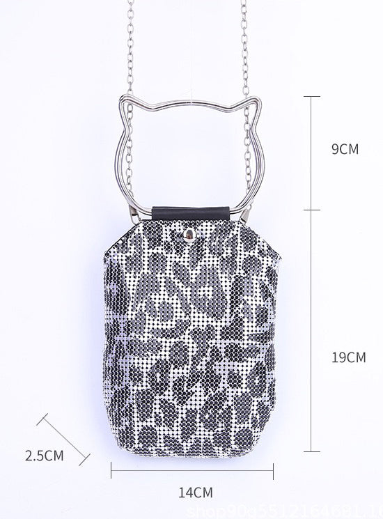 Alloy Cat Crossbody Bags HB0967
