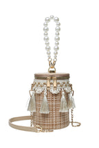 Tassel Cylinder Crossbody Handbags HB0976