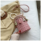 Tassel Cylinder Crossbody Handbags HB0976