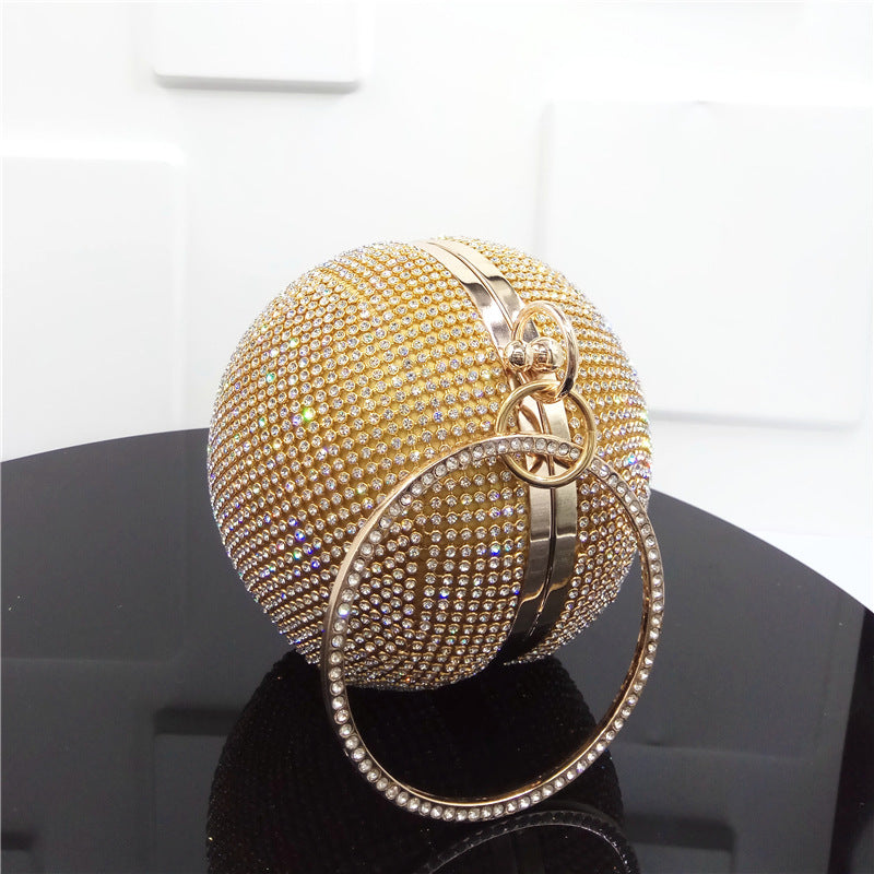 Spherical Rhinestone Clutch HB0979