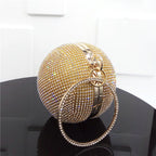 Spherical Rhinestone Clutch HB0979