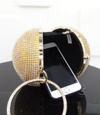 Spherical Rhinestone Clutch HB0979