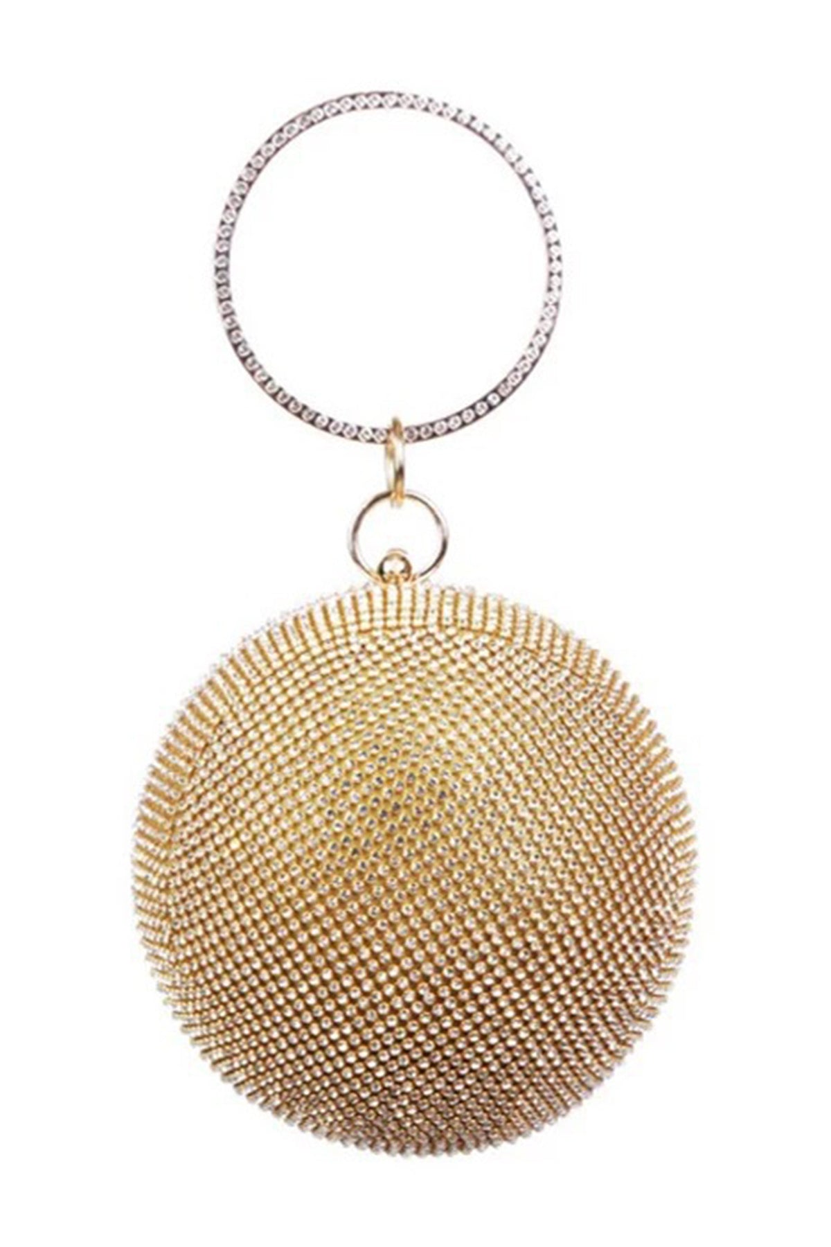 Spherical Rhinestone Clutch HB0979