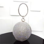 Spherical Rhinestone Clutch HB0979