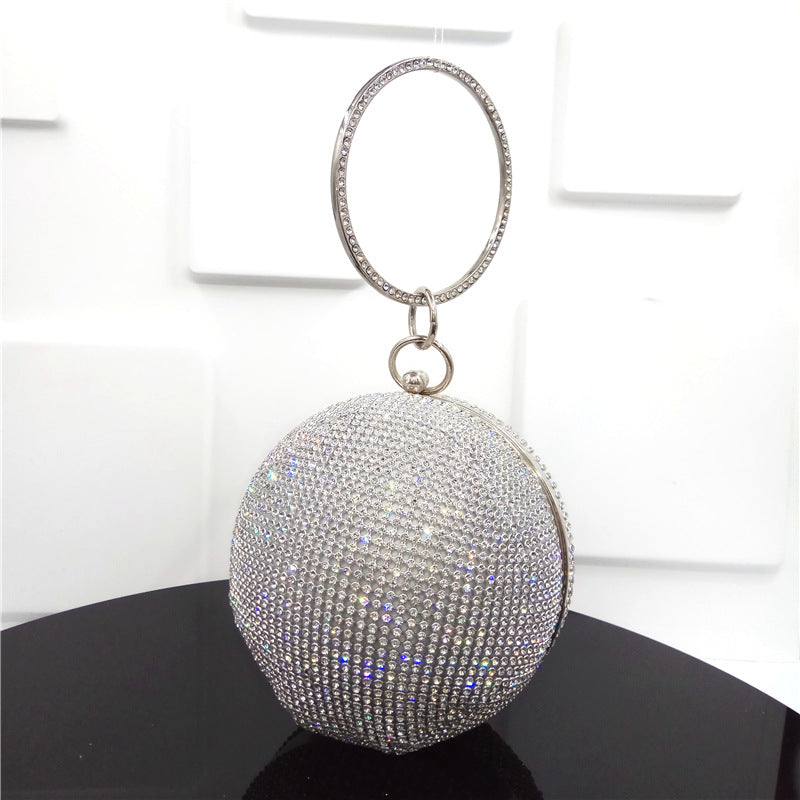 Spherical Rhinestone Clutch HB0979