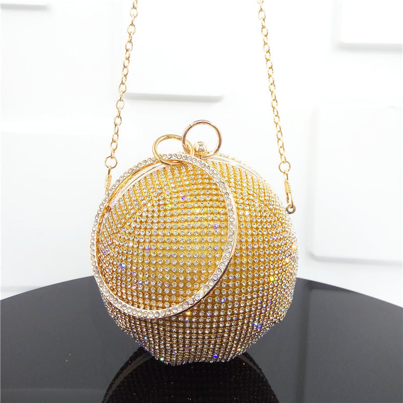 Spherical Rhinestone Clutch HB0979