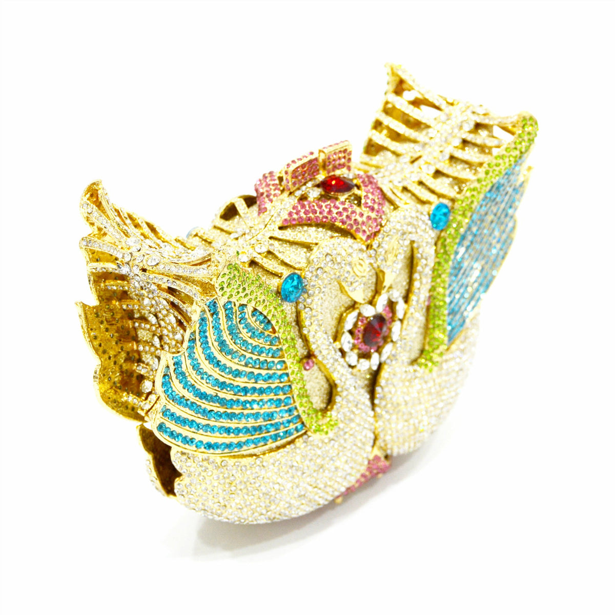 Swan Rhinestone Evening Bag HB0980