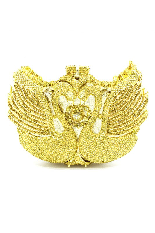 Swan Rhinestone Evening Bag HB0980