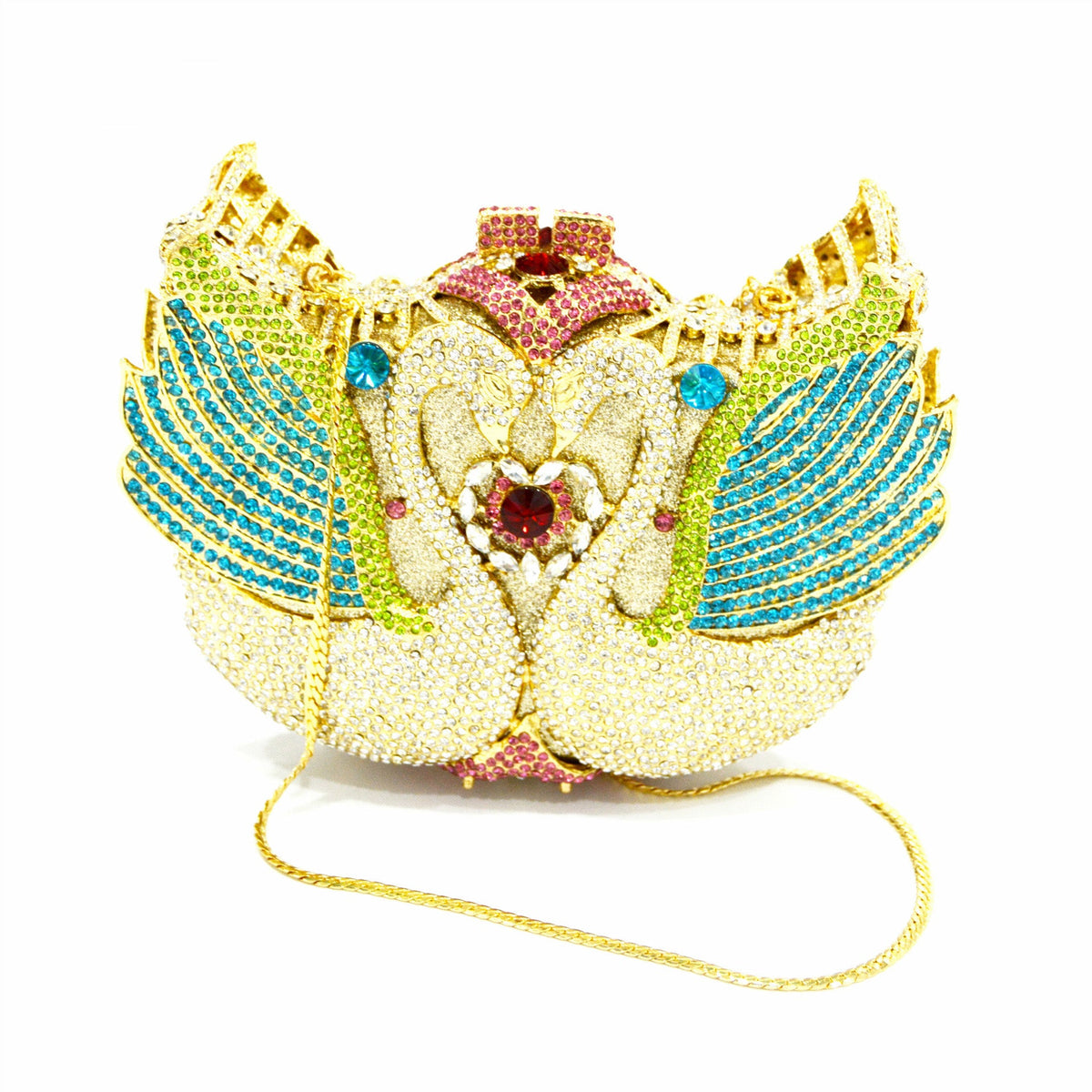 Swan Rhinestone Evening Bag HB0980