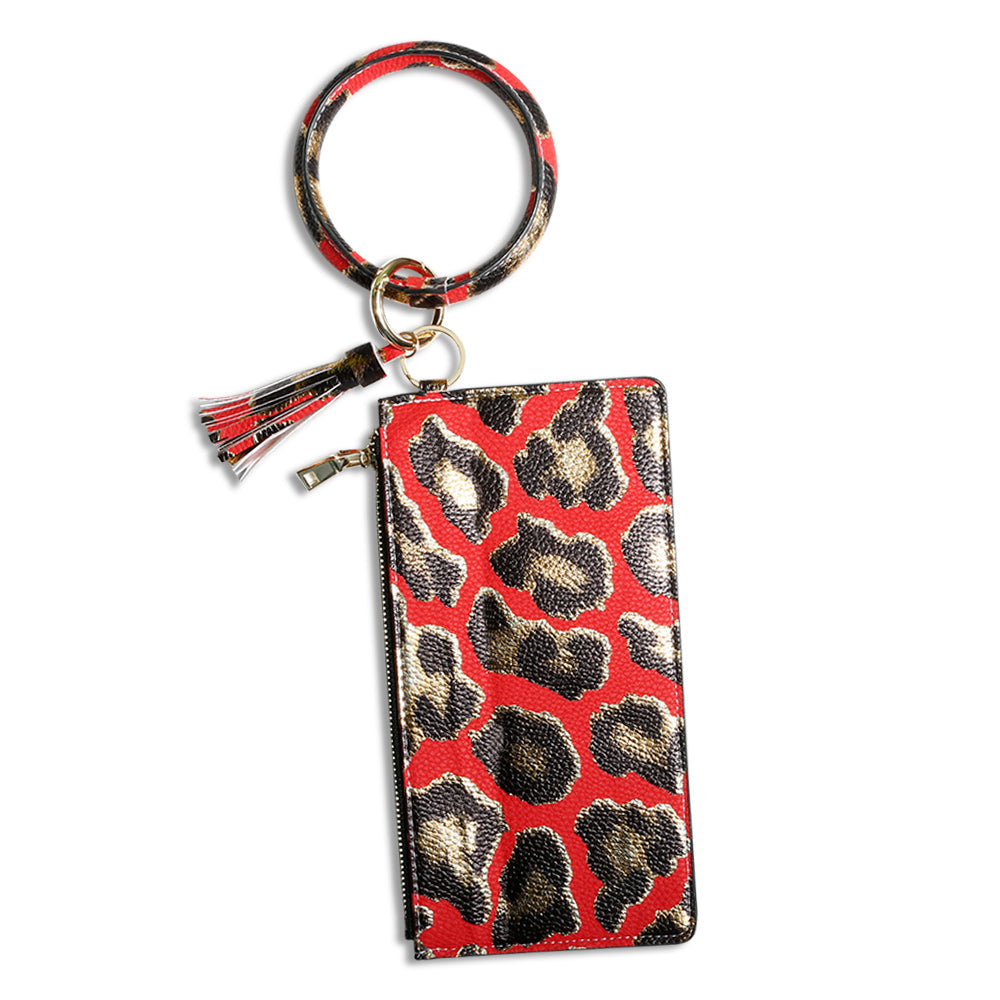 Leopard Printed Wristlet HB1004