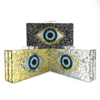 Against Evil Eye Acrylic Evening Bags HB1007
