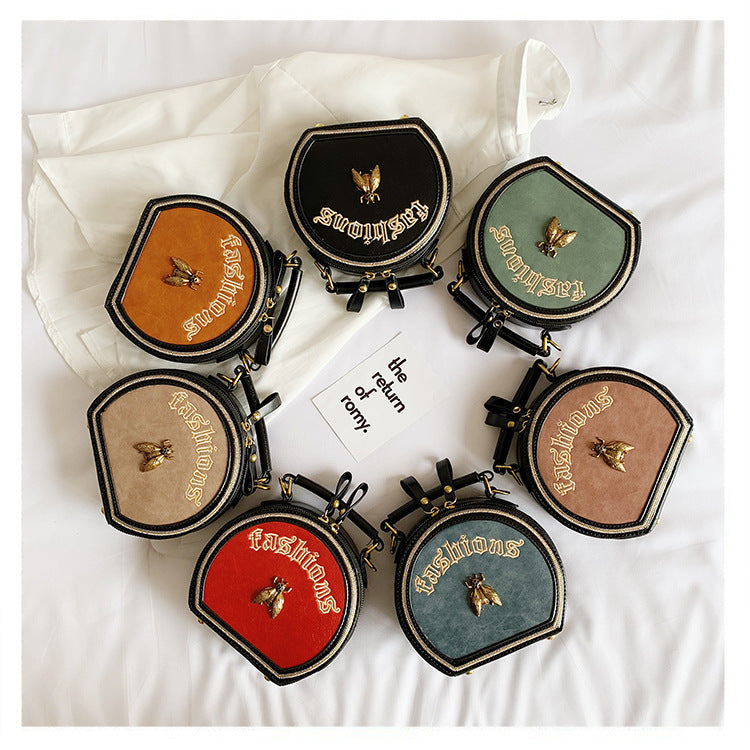 Alloy Bee Circle Crossbody Bags HB1015