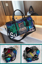 Bear Sequins Tote Handbags HB1016