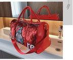 Bear Sequins Tote Handbags HB1016
