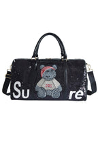 Bear Sequins Tote Handbags HB1016