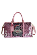 Bear Sequins Tote Handbags HB1016