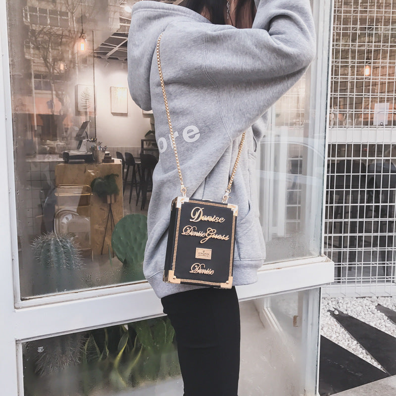 Letter Box Pu Leather Crossbody HB1030