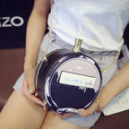 Circle Pu Leather Handbags HB1051