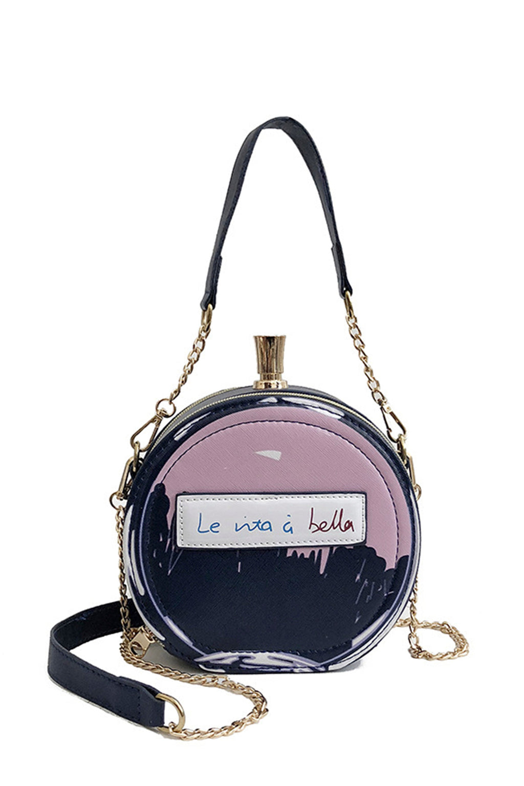 Circle Pu Leather Handbags HB1051