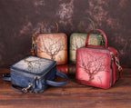 Deer Real Leather Crossbody Handbags HB1064