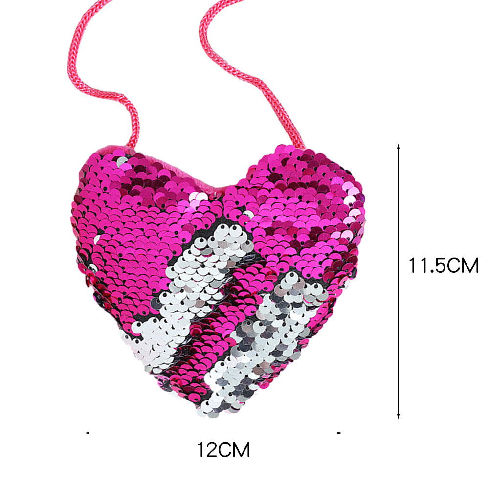 Heart Sequins Crossbody HB1079