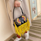 Owl Tassel Pu Leather Crossbody Bags HB1092