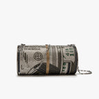Dollar Cylinder Rhinestone Handbags HB1114