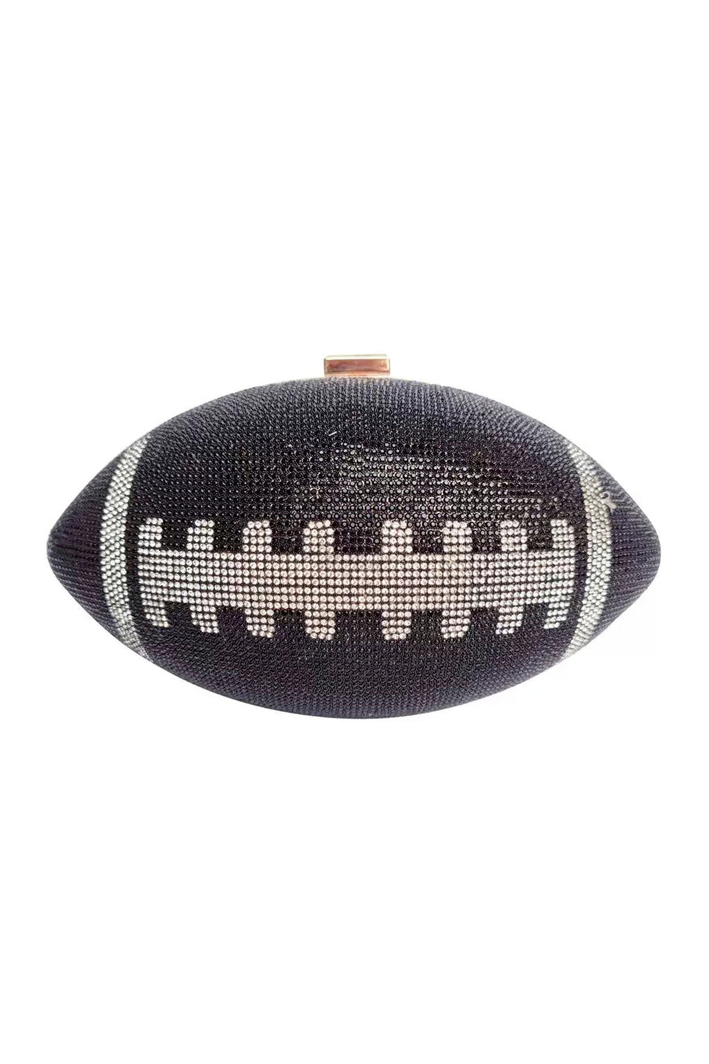 Football Rhinestone Clutch HB1115