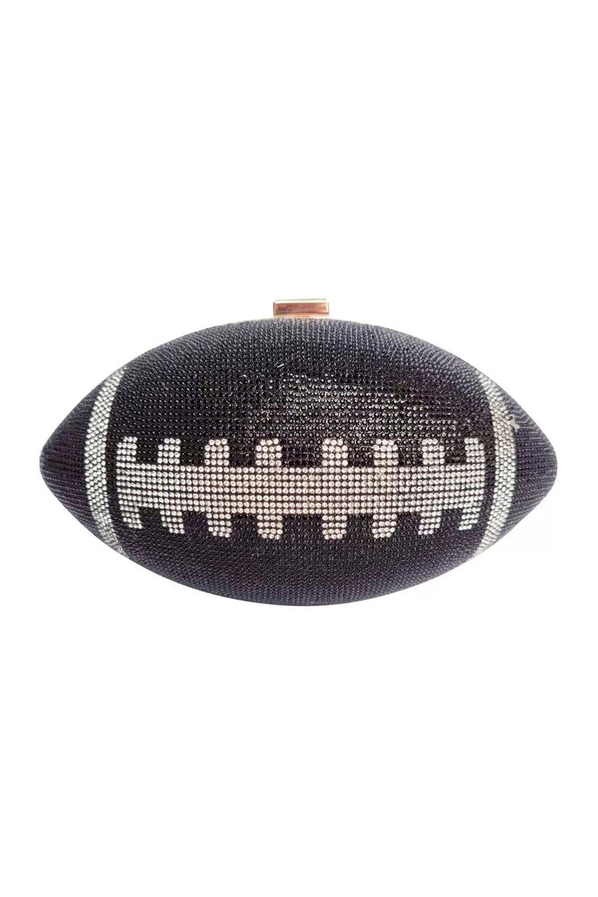 Football Rhinestone Clutch HB1115