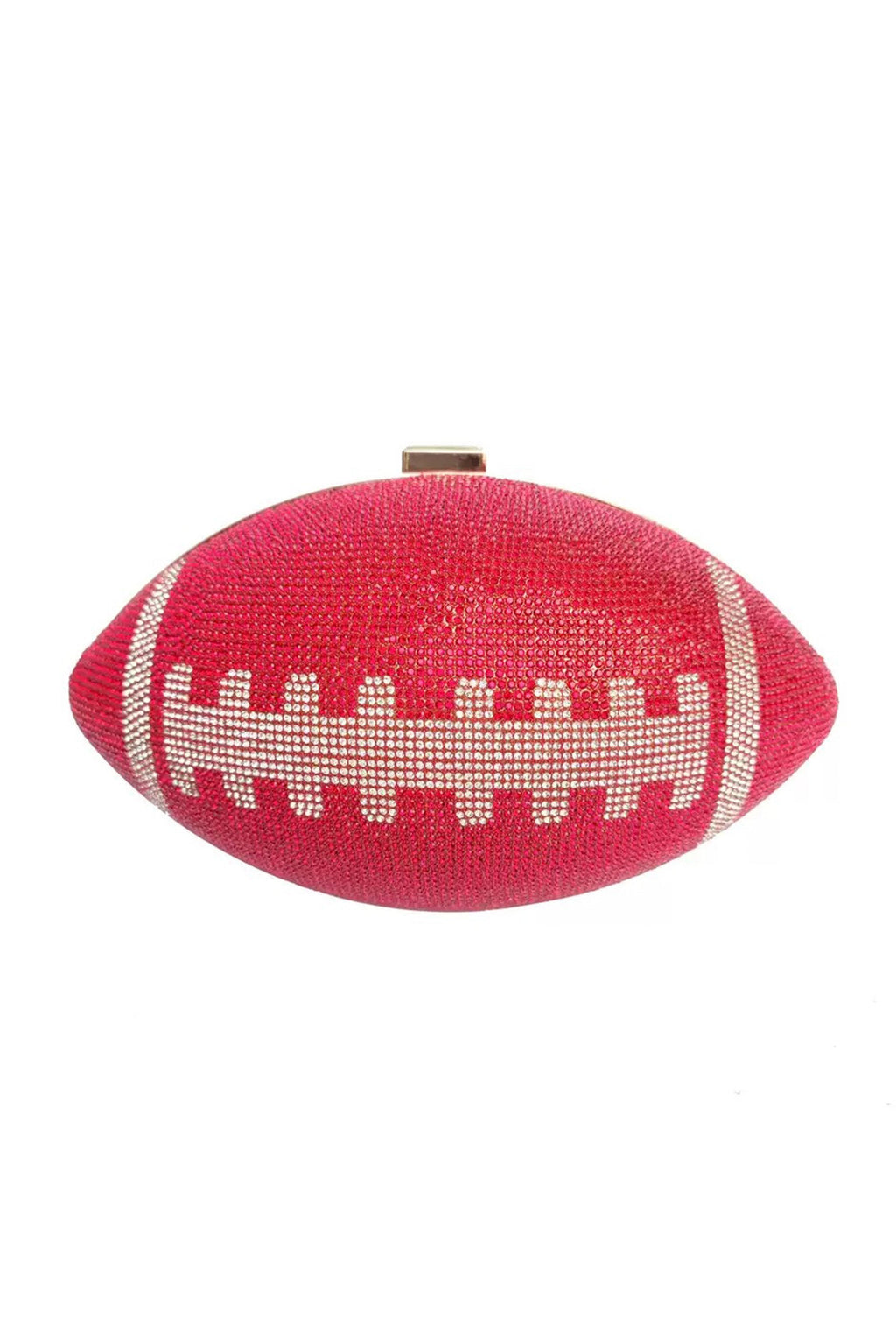 Football Rhinestone Clutch HB1115