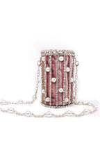 Rhinestone Pearl Cylinder Handbags HB1130