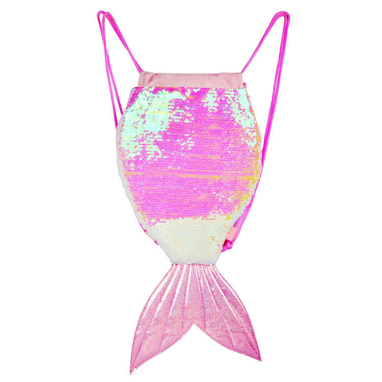 Mermaid Sequin Pink Backpack HB1140