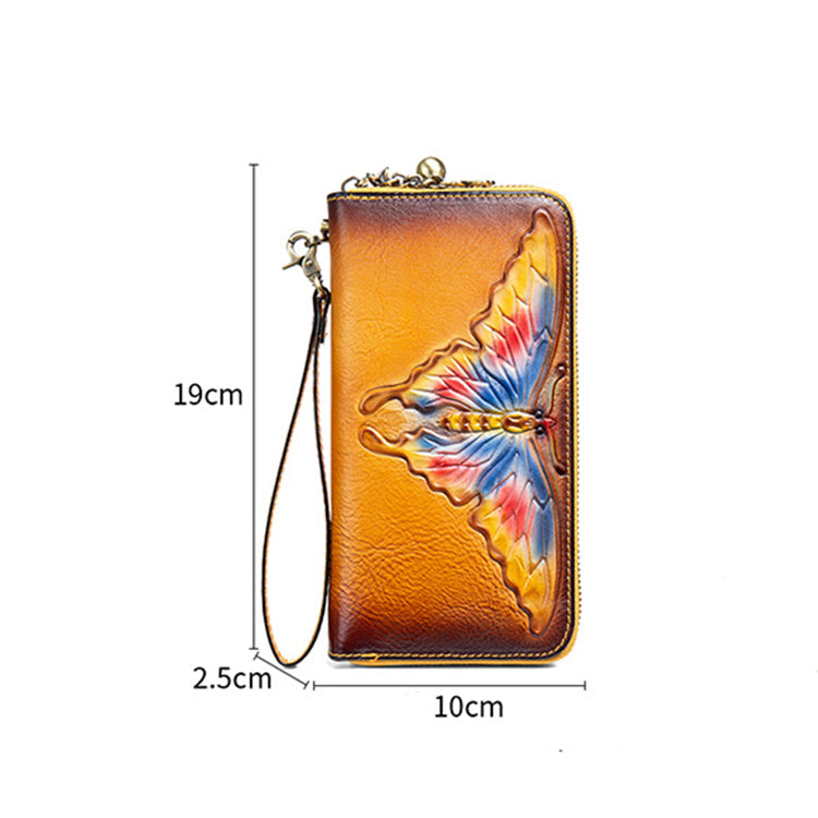 Butterfly Real Leather Wristlets HB1158