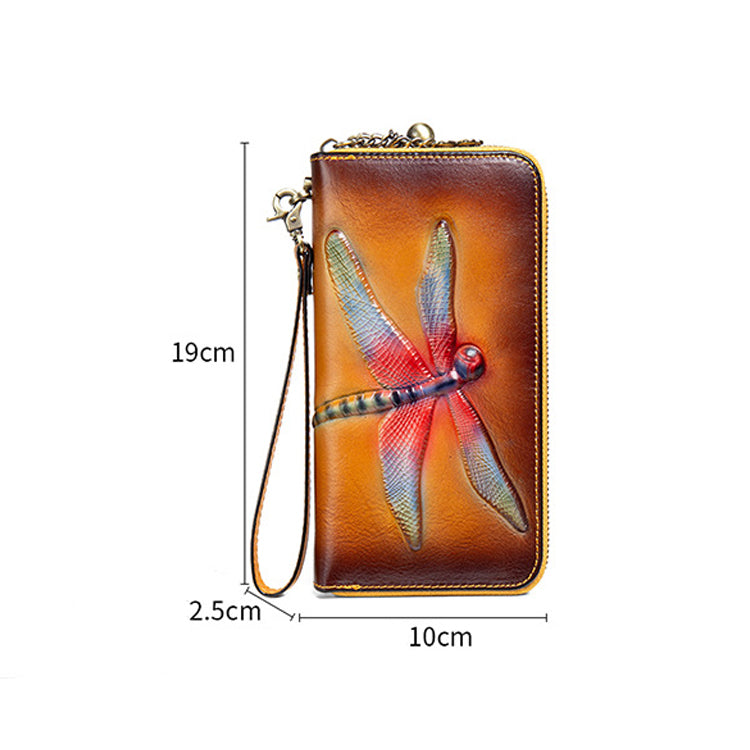 Dragonfly Real Leather Wristlets HB1159