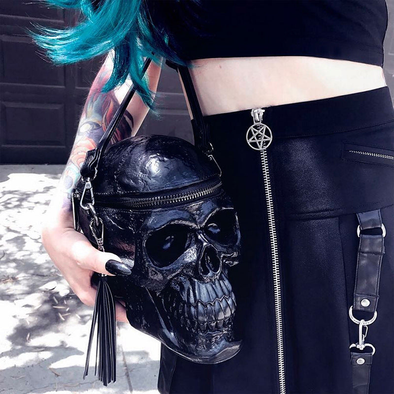 Skull Head Pu Leather Crossbody HB1174