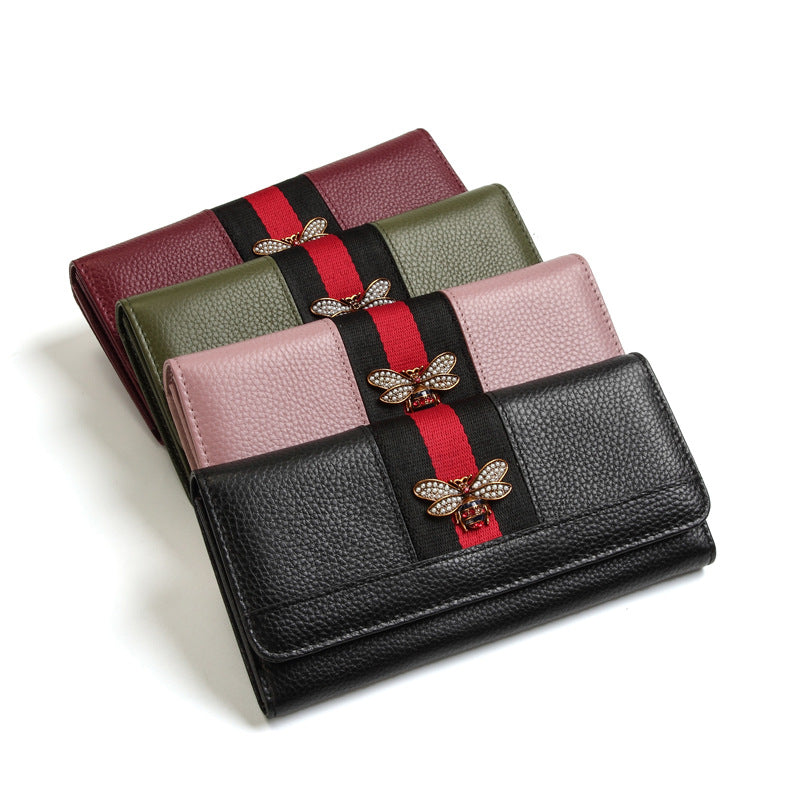Bee Real Leather Wallet HB1196