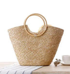 Floral Weave Tote Bag HB1213