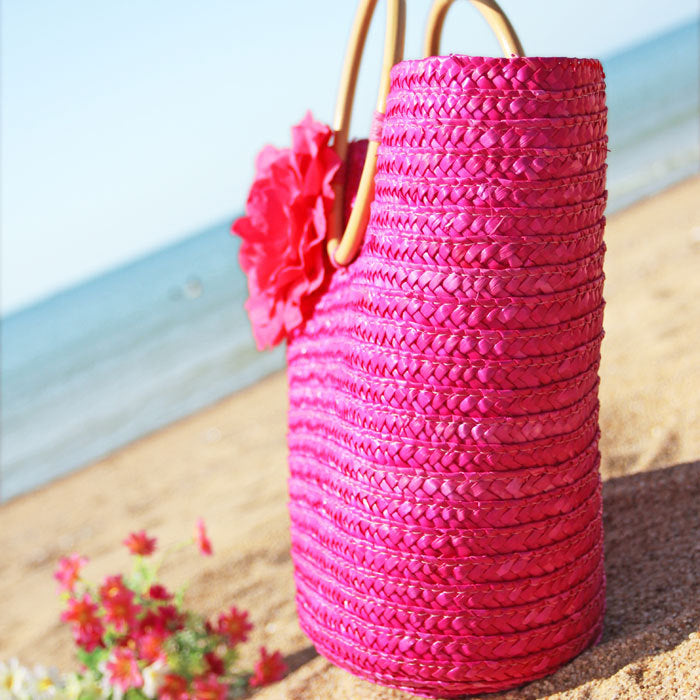 Floral Weave Tote Bag HB1213