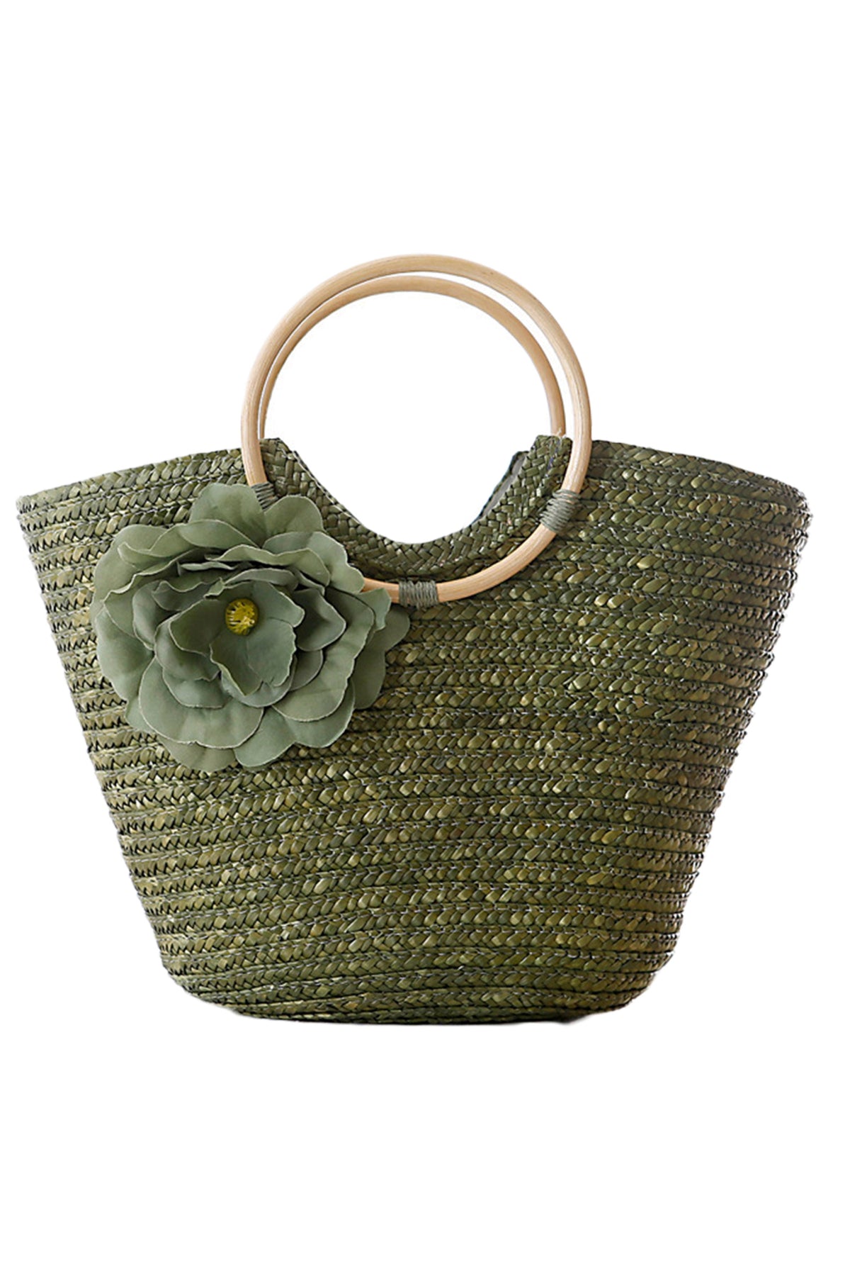 Floral Weave Tote Bag HB1213