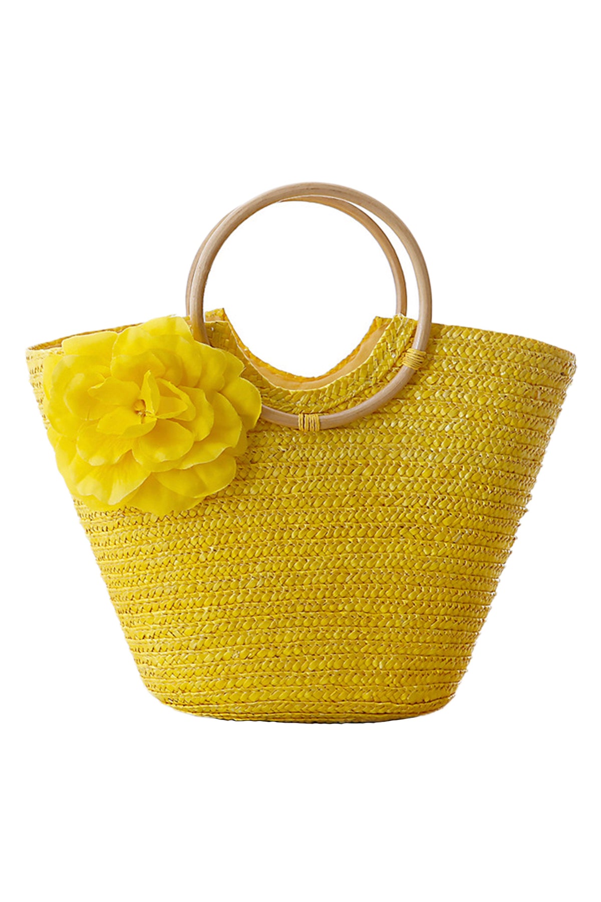Floral Weave Tote Bag HB1213