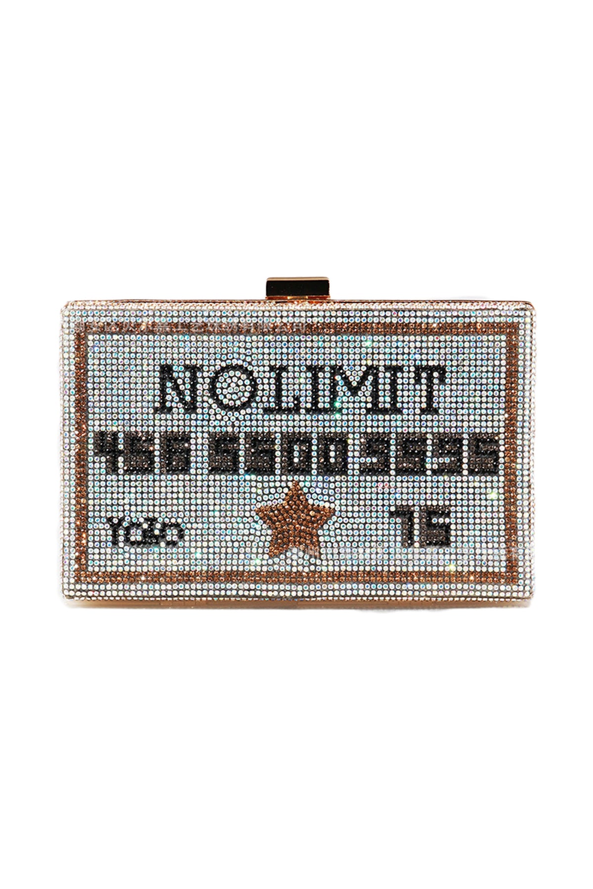 Credit Card Rhinestone Clutch HB1273