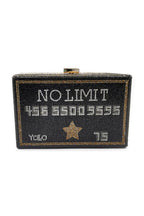 Credit Card Rhinestone Clutch HB1273