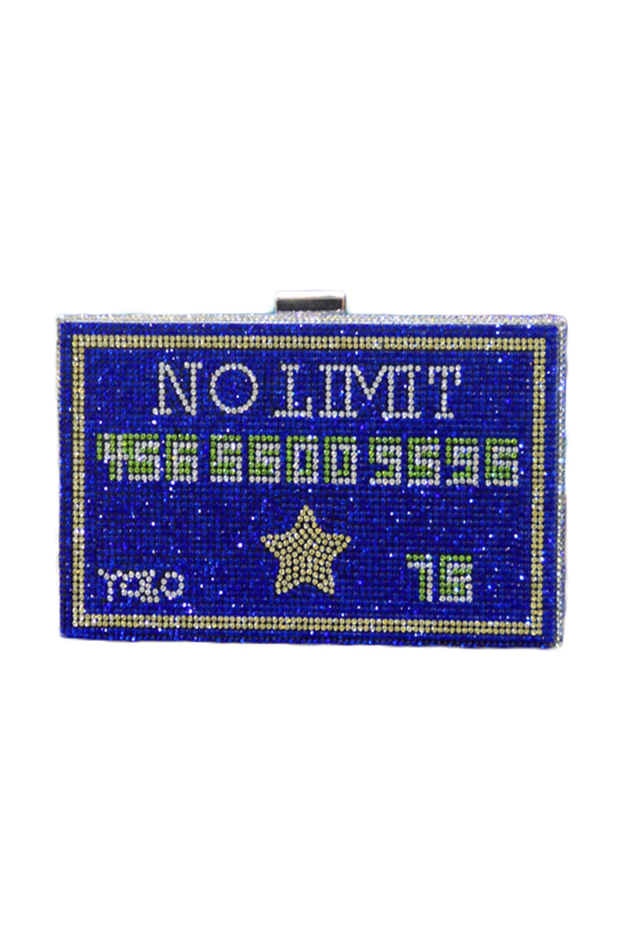 Credit Card Rhinestone Clutch HB1273