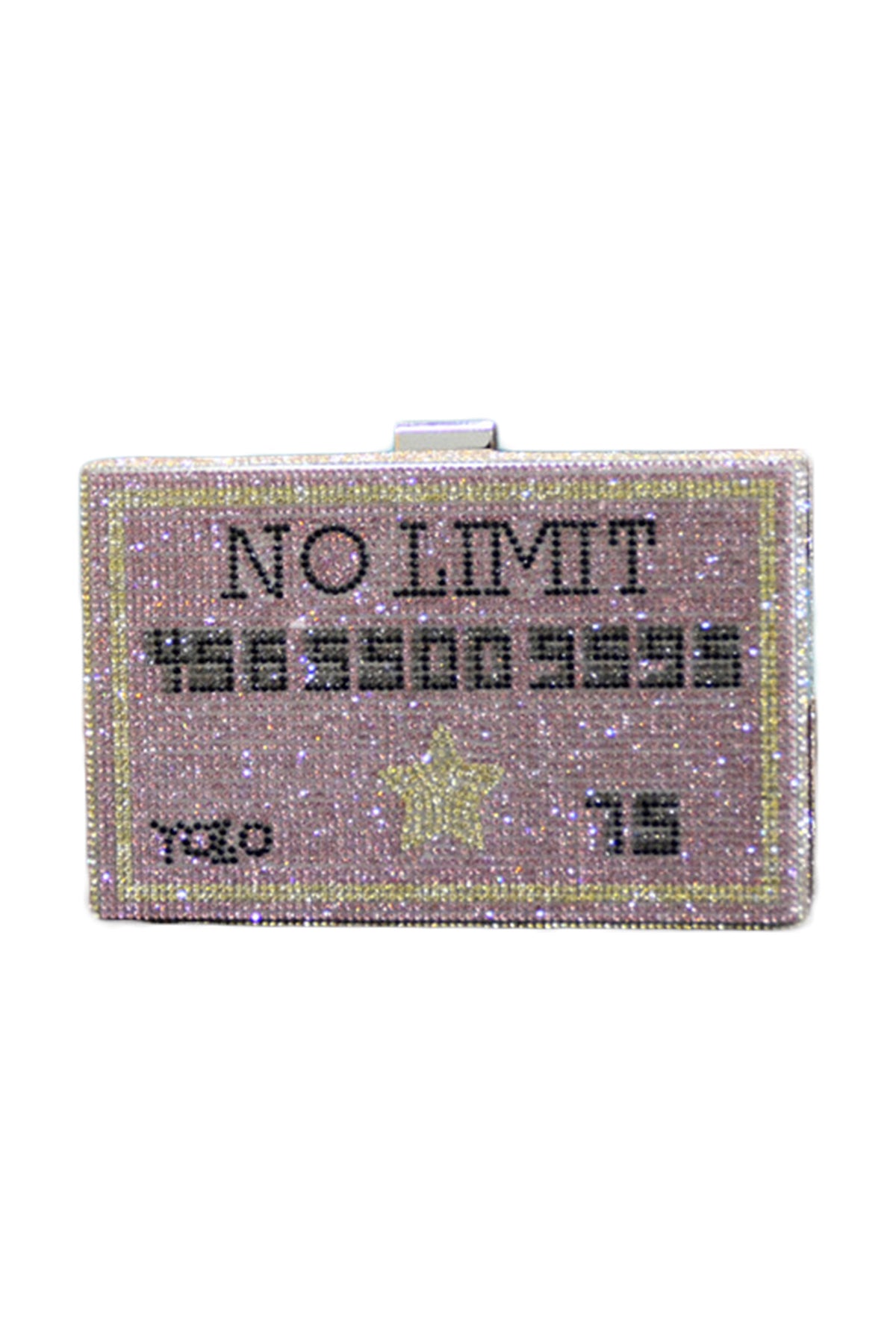 Credit Card Rhinestone Clutch HB1273