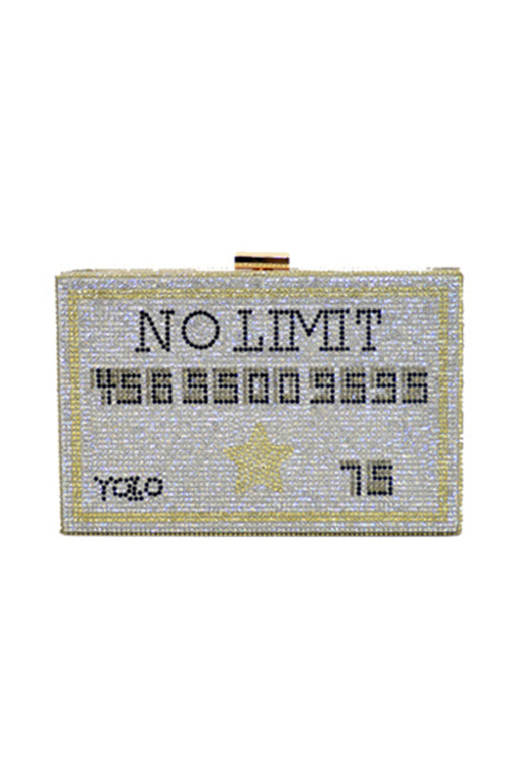Credit Card Rhinestone Clutch HB1273