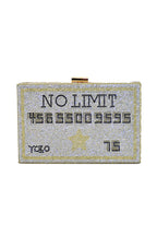 Credit Card Rhinestone Clutch HB1273