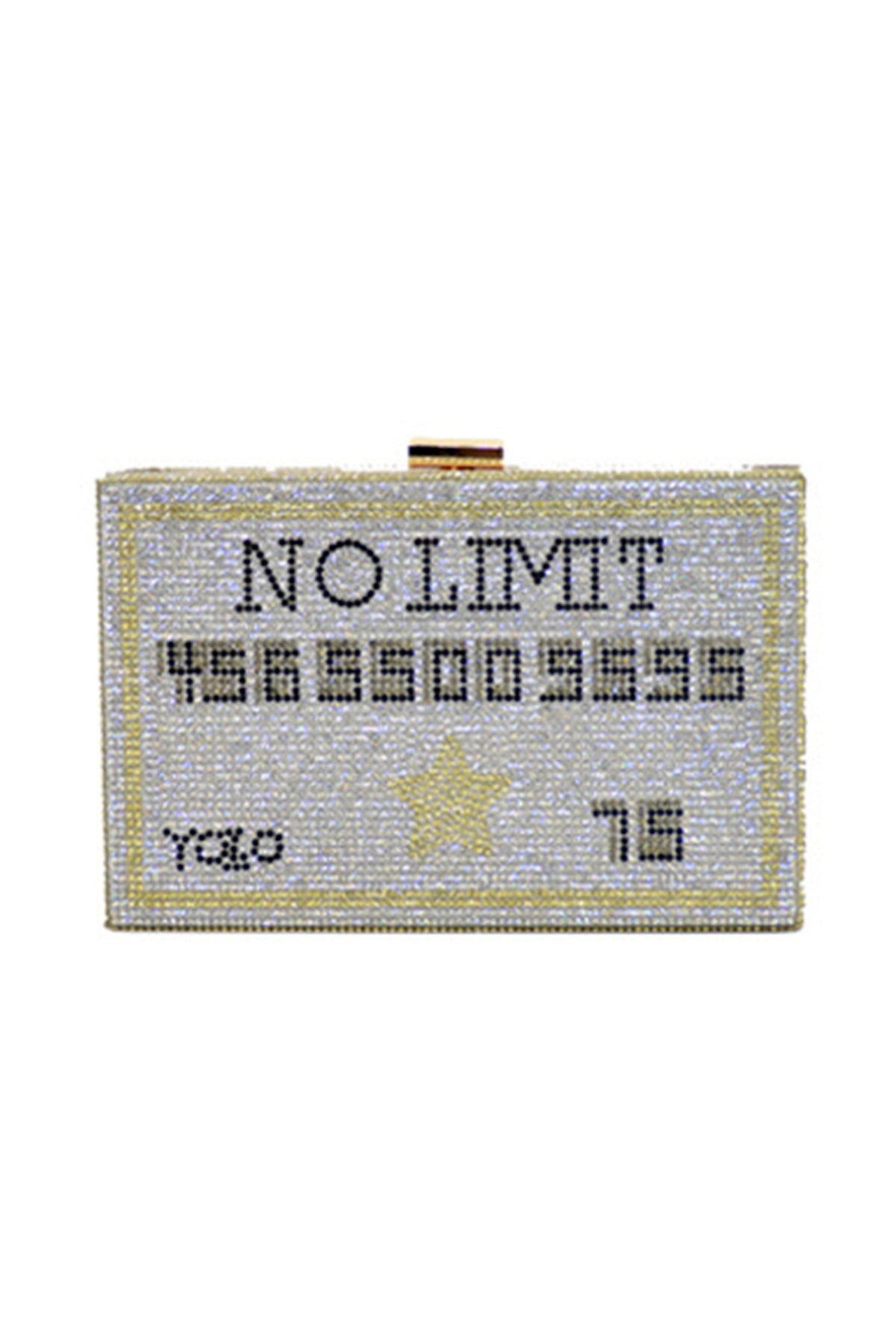 Credit Card Rhinestone Clutch HB1273