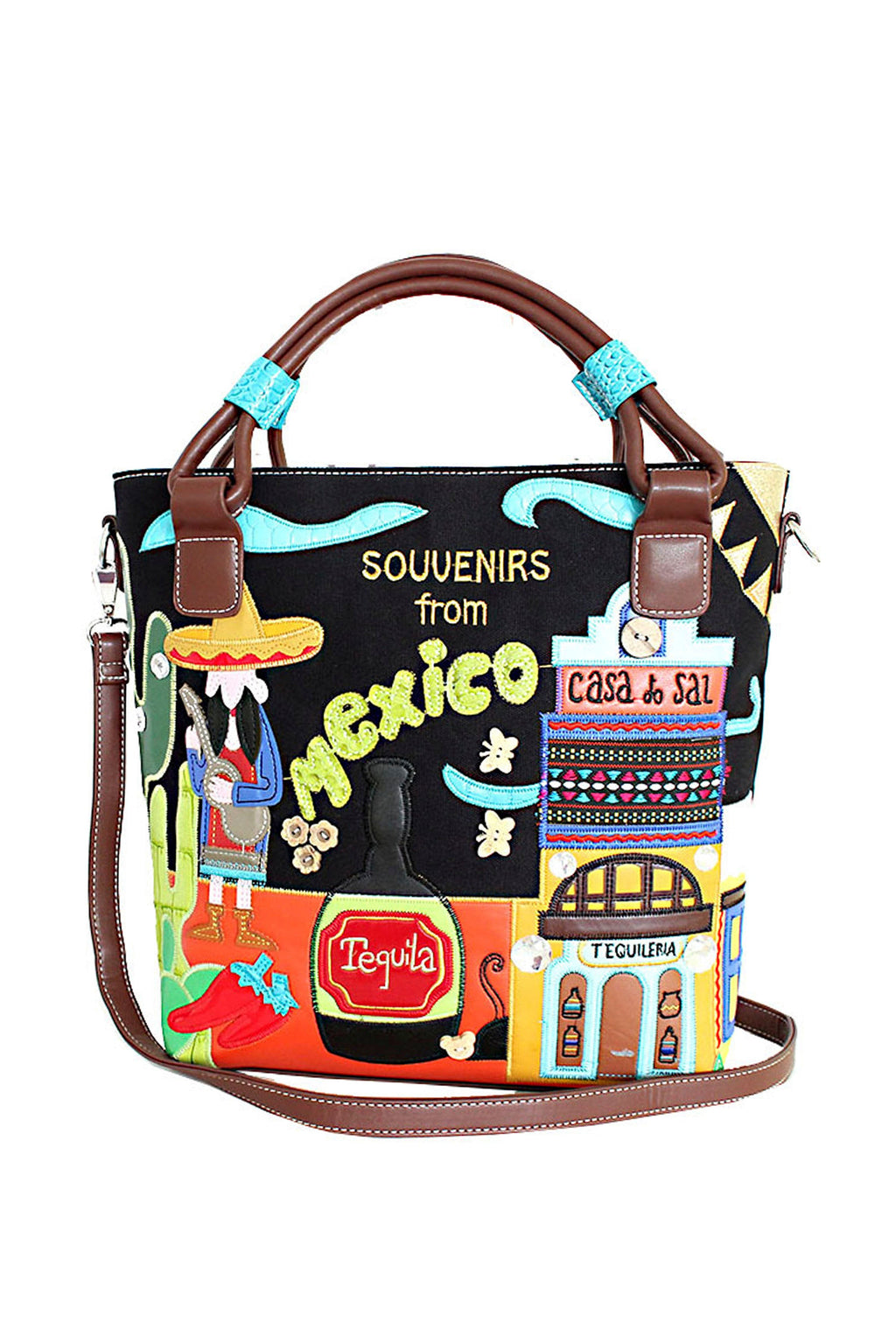Printed Pu Leather Tote Bag HB1317